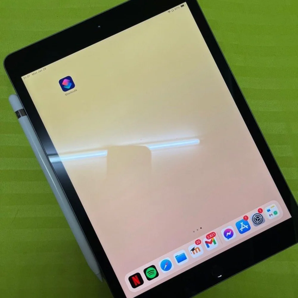 Barely Used Apple iPad And Apple Pencil - 8th Gen - 128GB - Space Gray